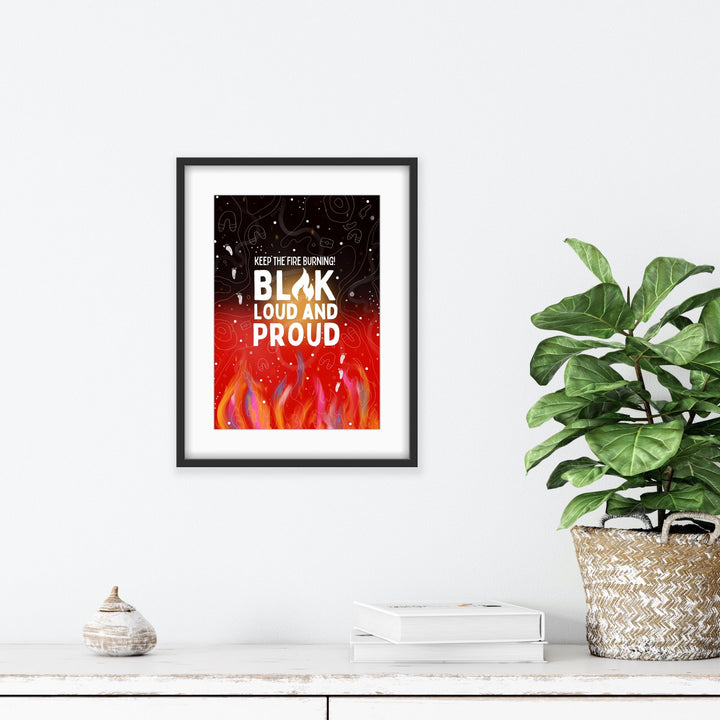 Flames of Resilience (NAIDOC 2024 Poster) - Mulganai
