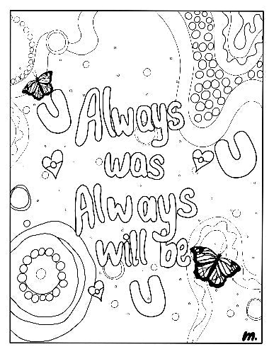 Always Was - Colour-in - Mulganai