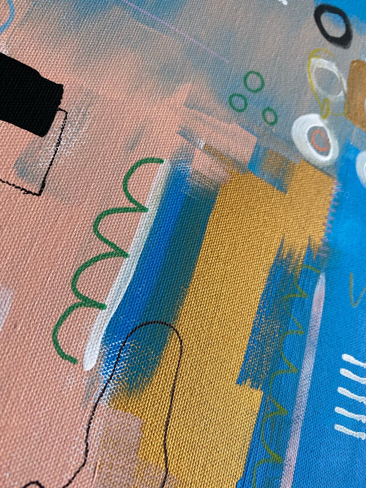 City Scape,Medium-small canvas,Mulganai,