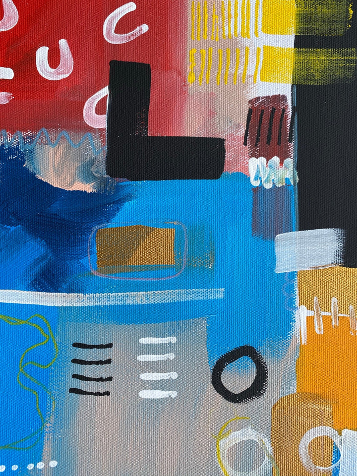 City Scape,Medium-small canvas,Mulganai,