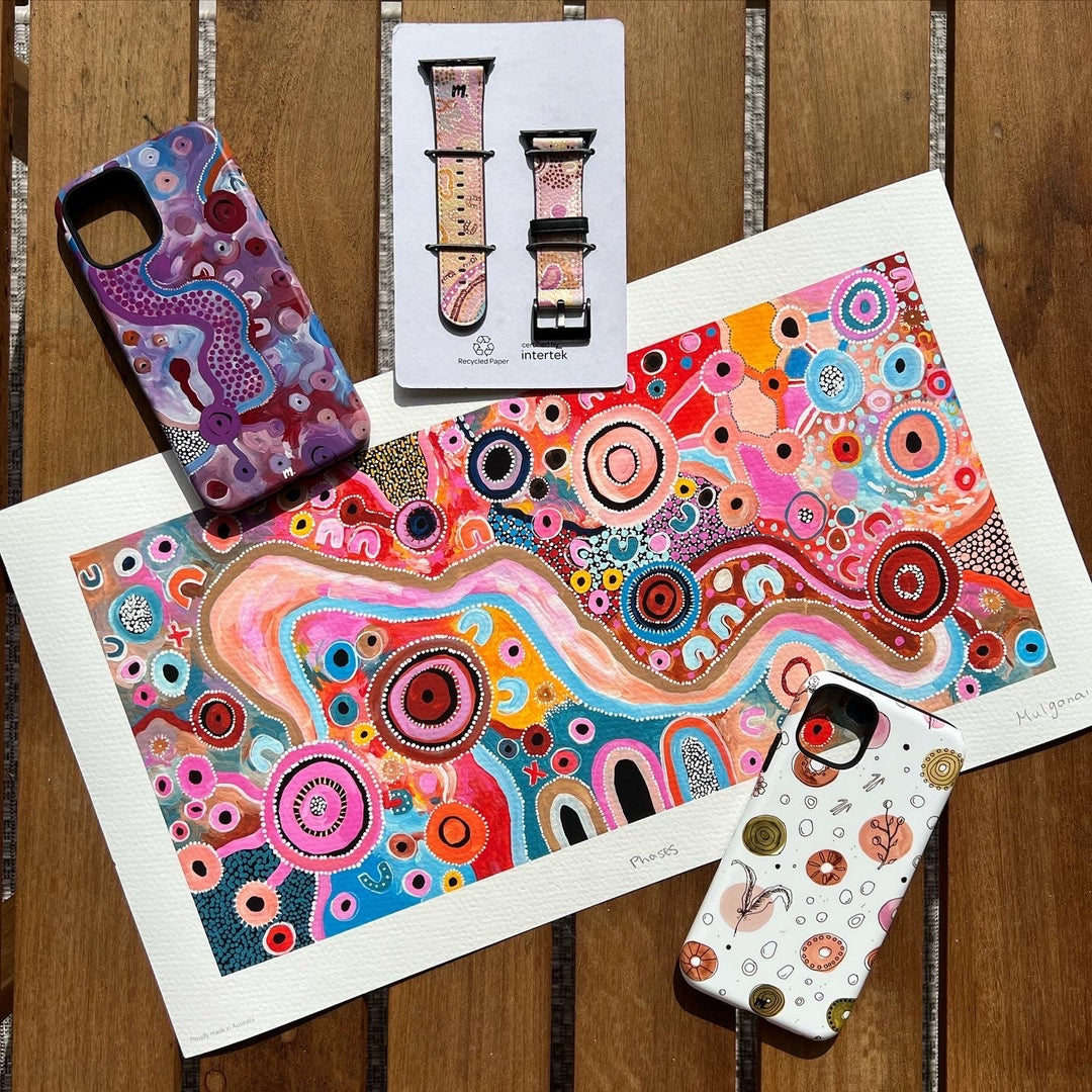 Indigenous Art Prints and accessories on SALE by mulganai - Mulganai