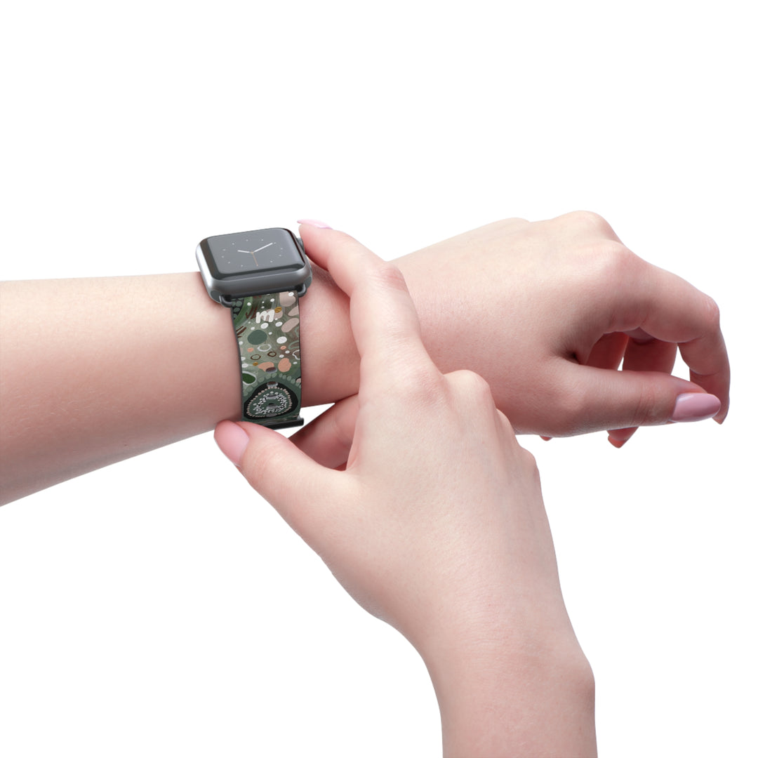 Designer Apple Watch Band - Green Country
