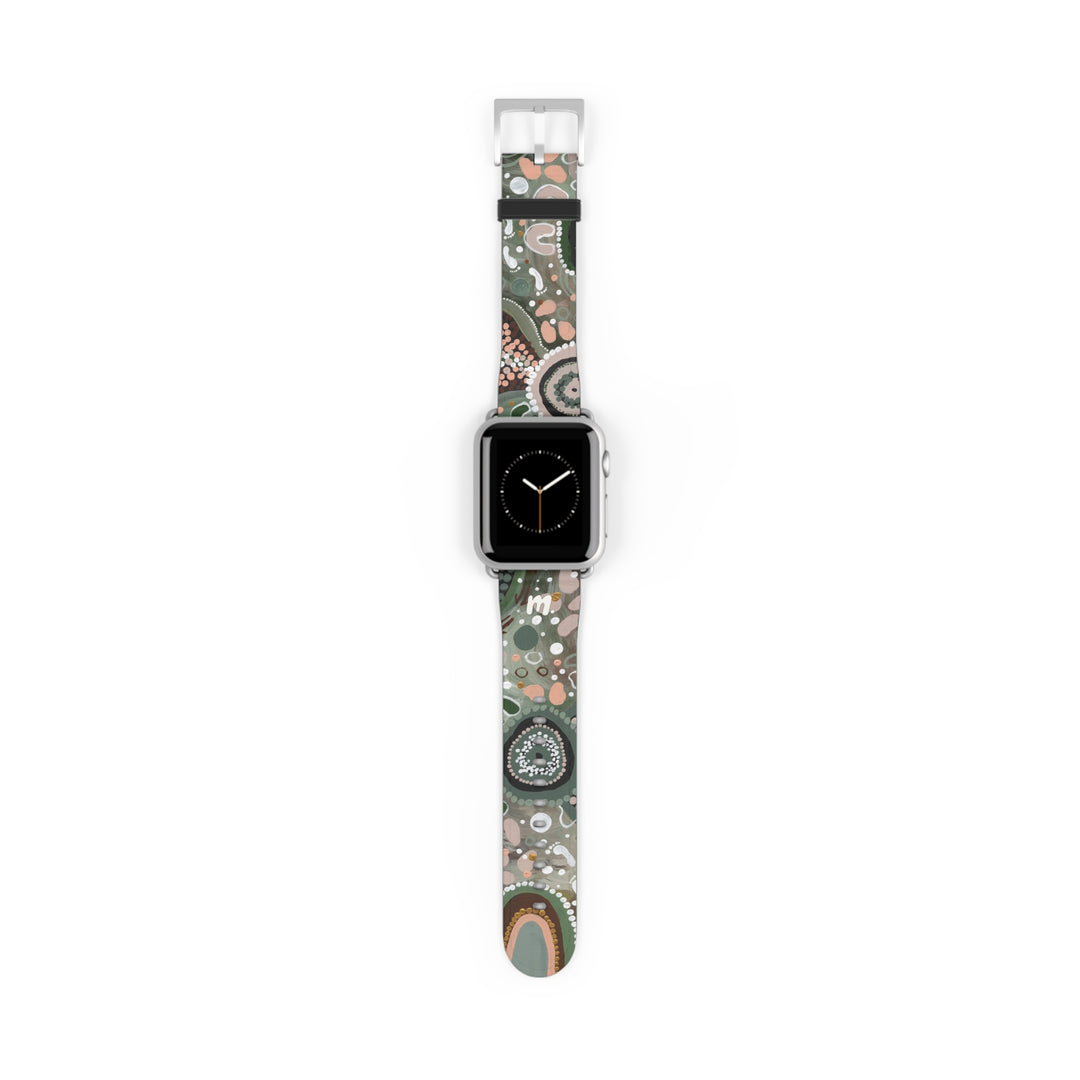 Designer Apple Watch Band - Green Country