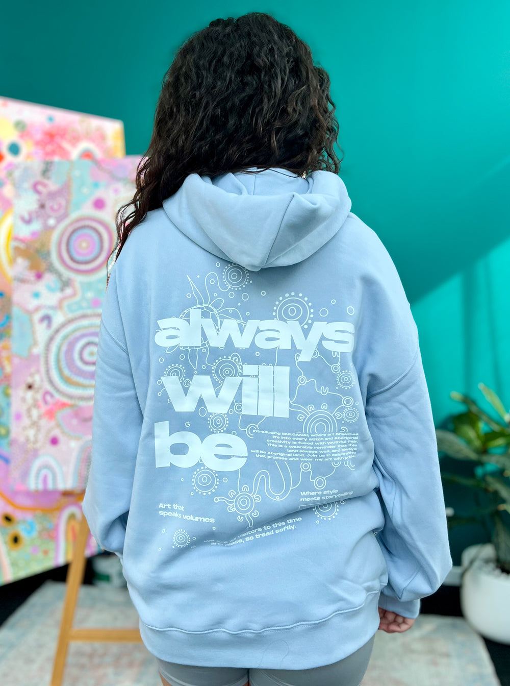 PREORDER - BLUE 'ALWAYS' HOODIE UNISEX,Accessories,Mulganai,