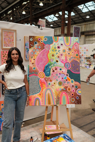 Big Design Market Live Painting ‘Living on Gamu’ - Mulganai