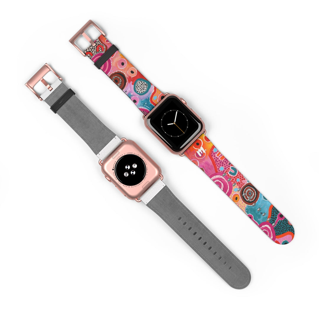 Designer Apple Watch Band - Fire, Water and Country - Mulganai