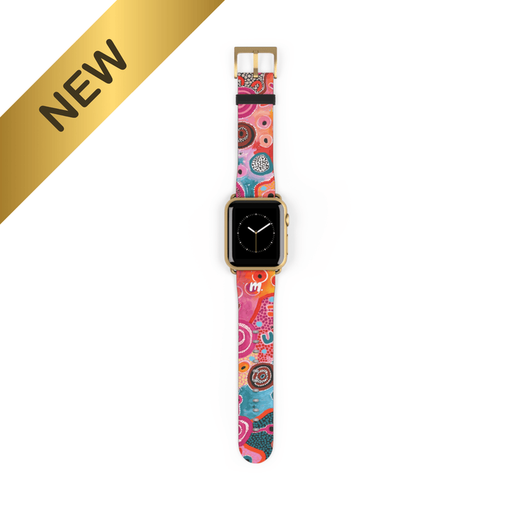 Designer Apple Watch Band - Fire, Water and Country - Mulganai