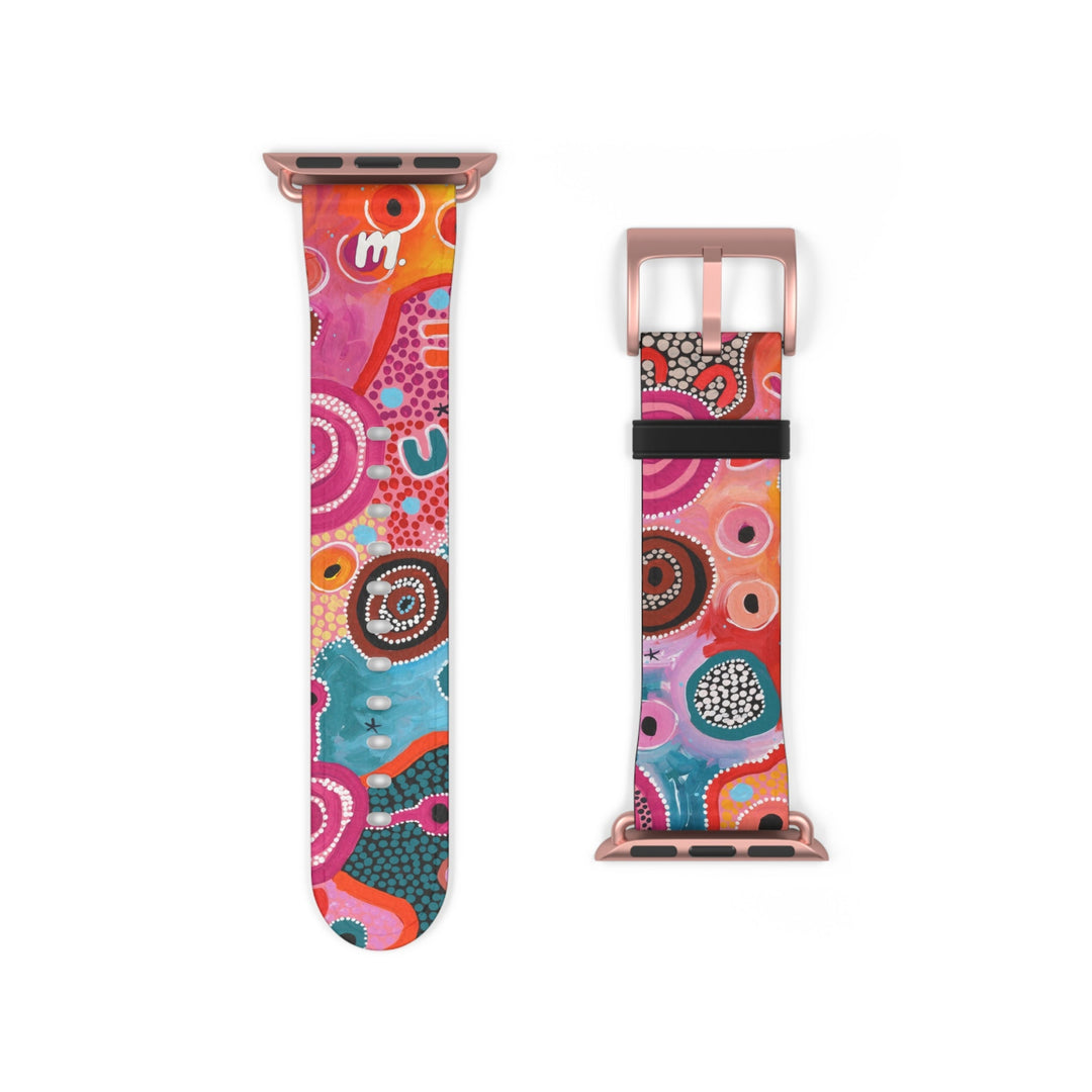 Designer Apple Watch Band - Fire, Water and Country - Mulganai
