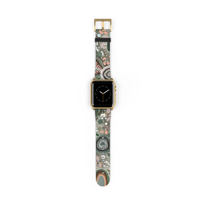 Designer Apple Watch Band - Green Country - Mulganai
