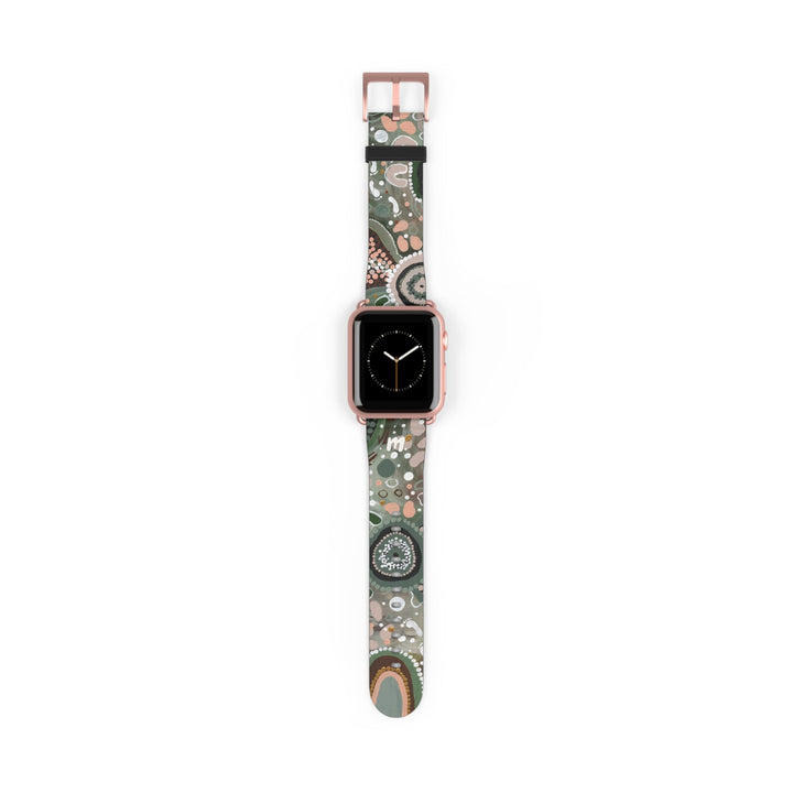 Designer Apple Watch Band - Green Country - Mulganai