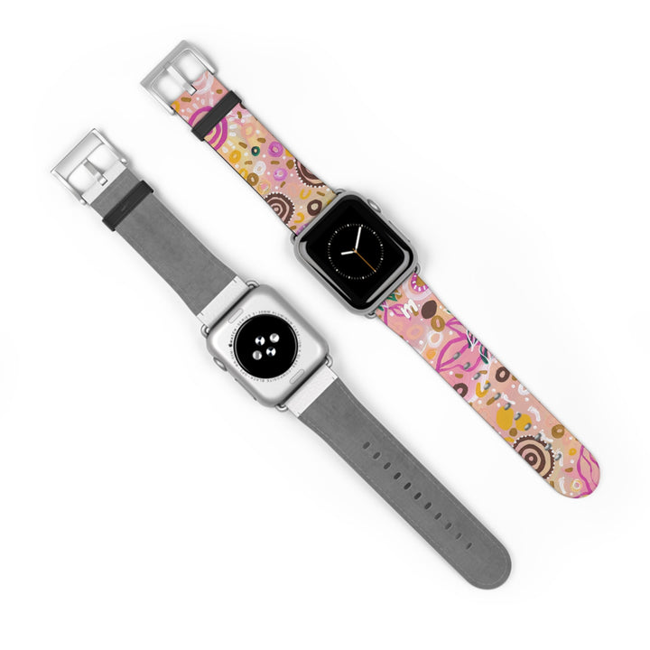 Designer Apple Watch Band - Sand and Salt Bush - Mulganai