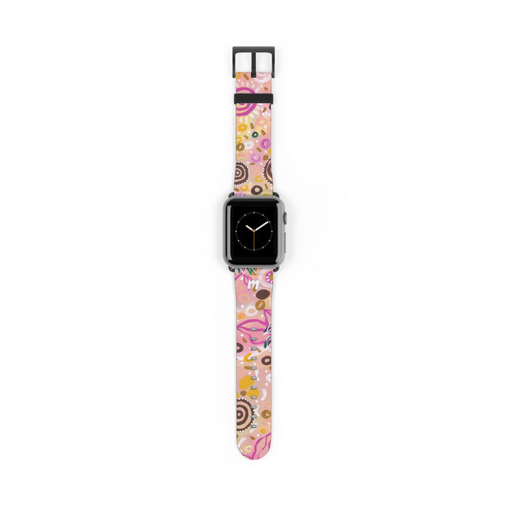 Designer Apple Watch Band - Sand and Salt Bush - Mulganai