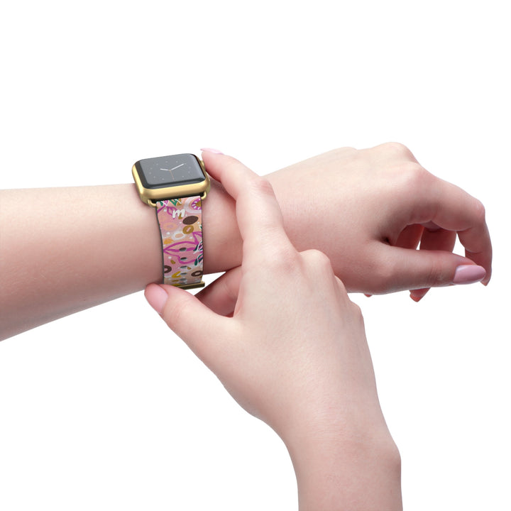 Designer Apple Watch Band - Sand and Salt Bush - Mulganai