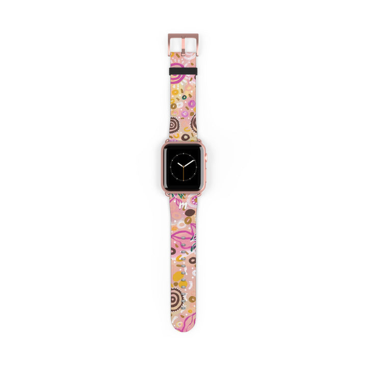 Designer Apple Watch Band - Sand and Salt Bush - Mulganai