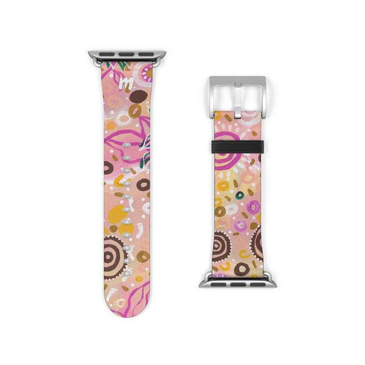 Designer Apple Watch Band - Sand and Salt Bush - Mulganai