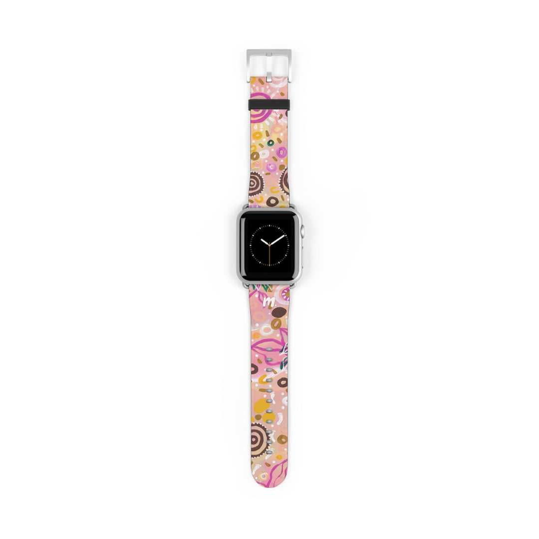 Designer Apple Watch Band - Sand and Salt Bush - Mulganai