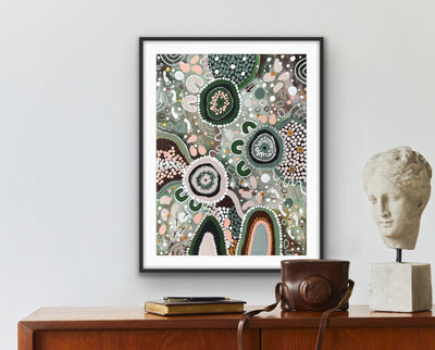Green Country Limited Edition Print,Prints,Mulganai,