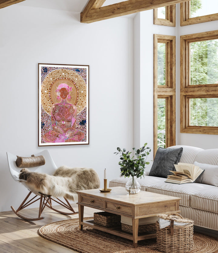 Wayimu at Peace Art Print,Prints,Mulganai,