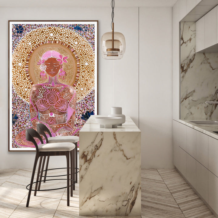Wayimu at Peace Art Print,Prints,Mulganai,