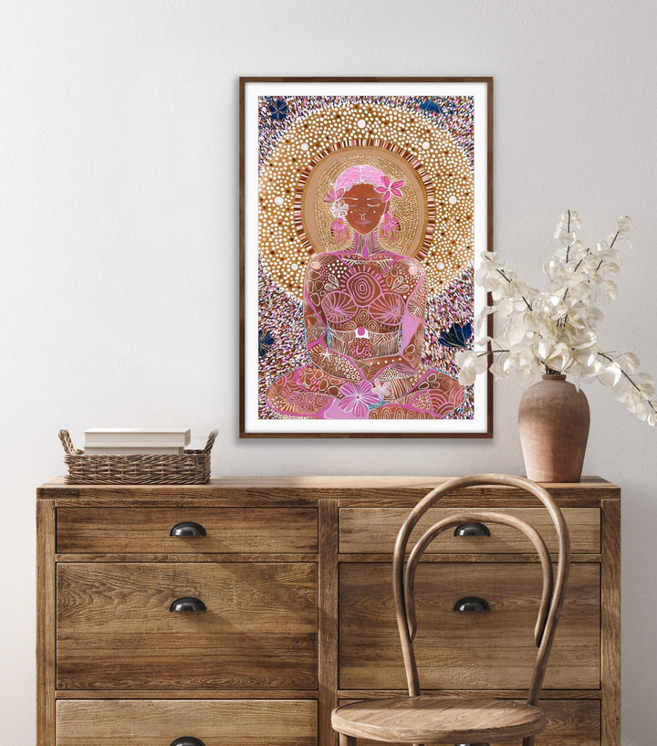 Wayimu at Peace Art Print,Prints,Mulganai,