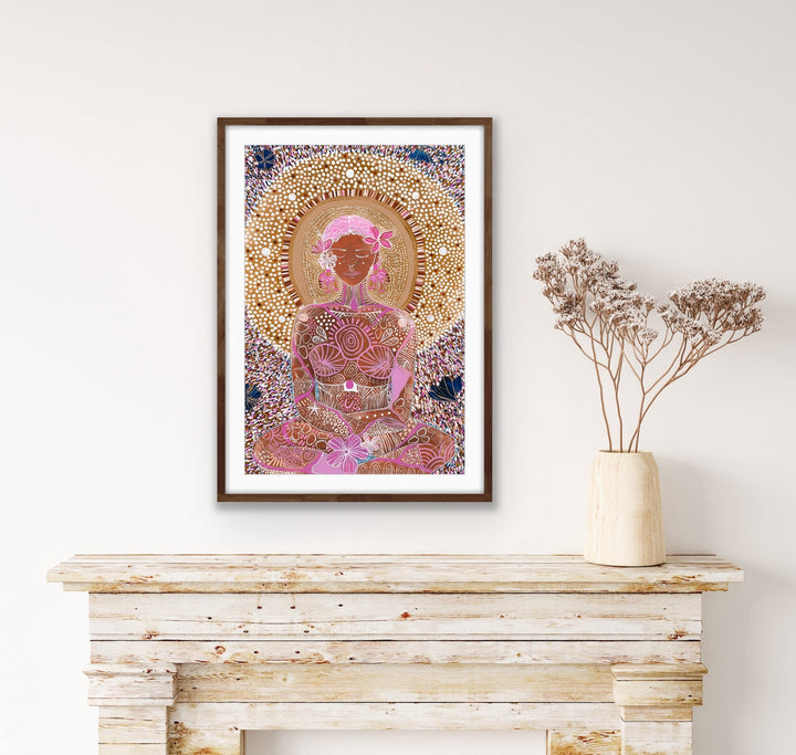 Wayimu at Peace Art Print,Prints,Mulganai,