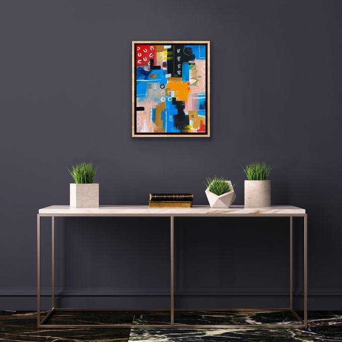 City Scape,Medium-small canvas,Mulganai,