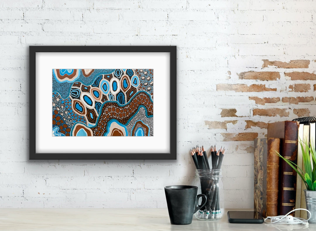 Crocodile and Turtle (Limited Edition Print),Prints,Mulganai,