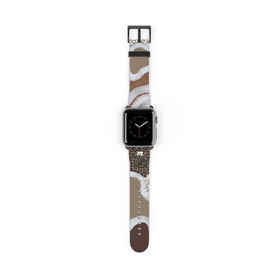 Designer Apple Watch band - Brown Earth,Accessories,Mulganai,Designer Apple Watch band - Brown Earth by mulganai