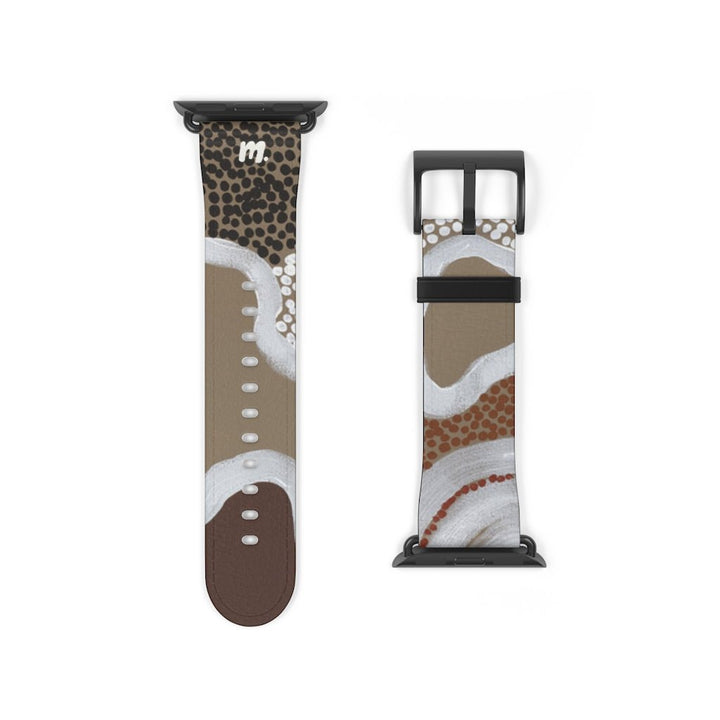 Designer Apple Watch band - Brown Earth,Accessories,Mulganai,Designer Apple Watch band - Brown Earth by mulganai