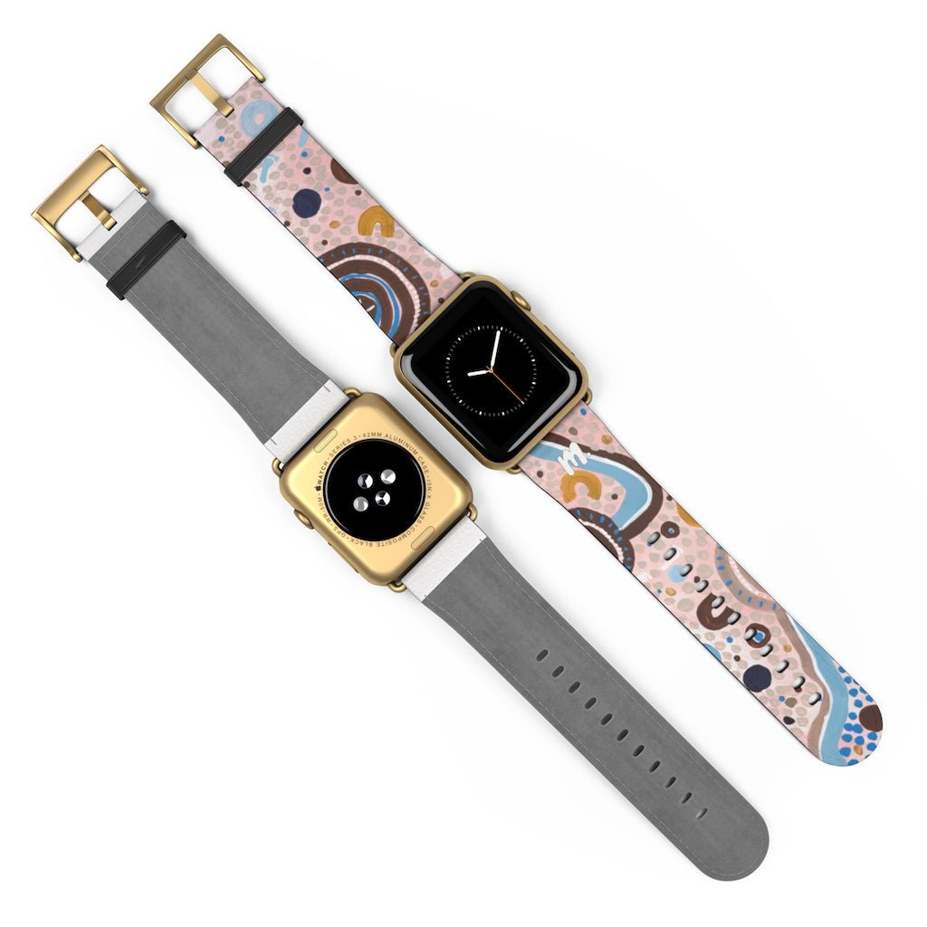 Designer Apple Watch band Sand and Sky,Accessories,Mulganai,
