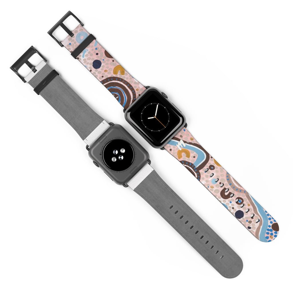 Designer Apple Watch band Sand and Sky,Accessories,Mulganai,