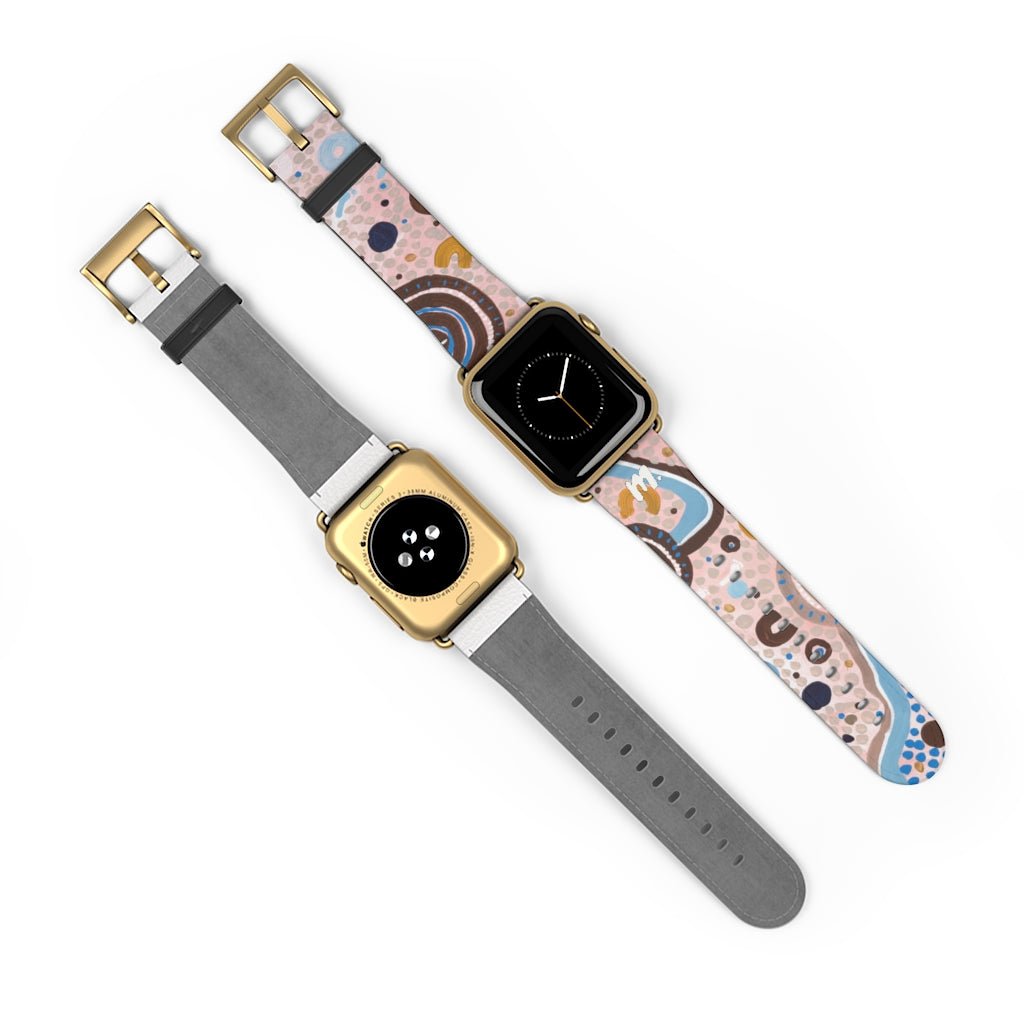 Designer Apple Watch band Sand and Sky,Accessories,Mulganai,
