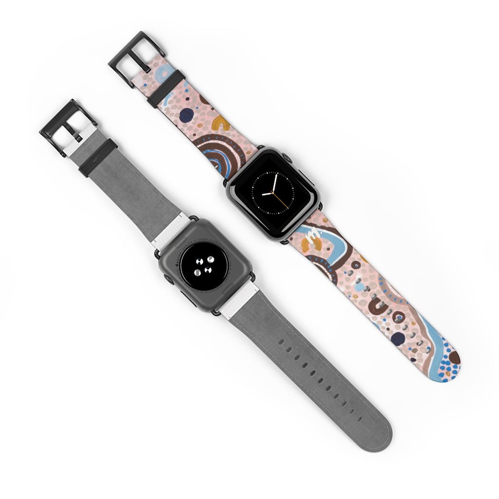 Designer Apple Watch band Sand and Sky,Accessories,Mulganai,