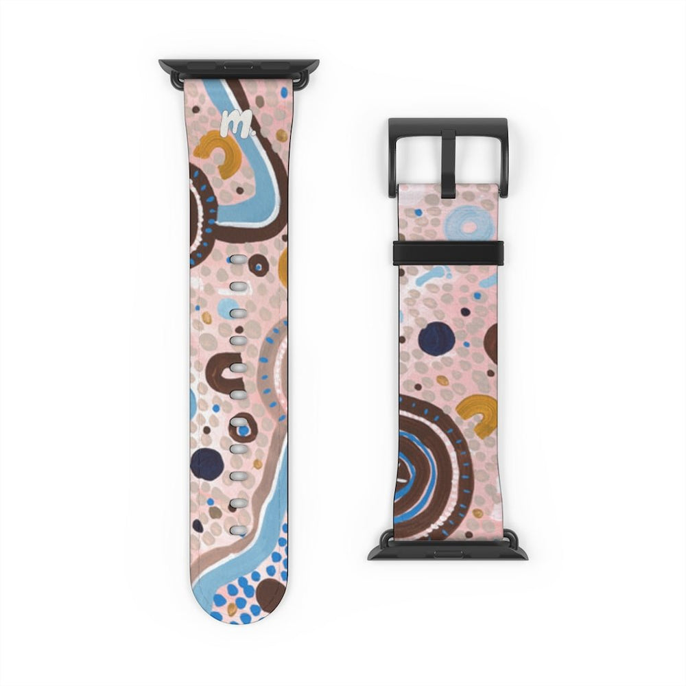 Designer Apple Watch band Sand and Sky,Accessories,Mulganai,