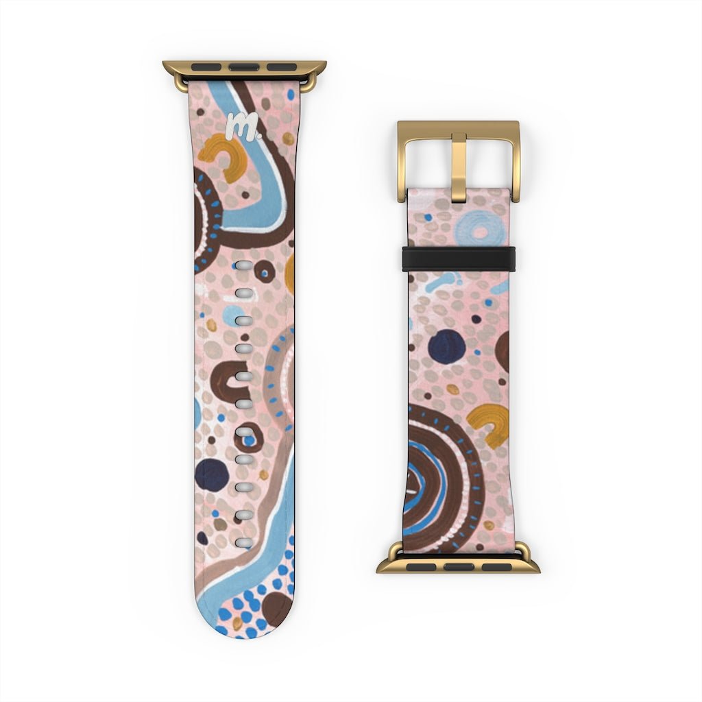 Designer Apple Watch band Sand and Sky,Accessories,Mulganai,