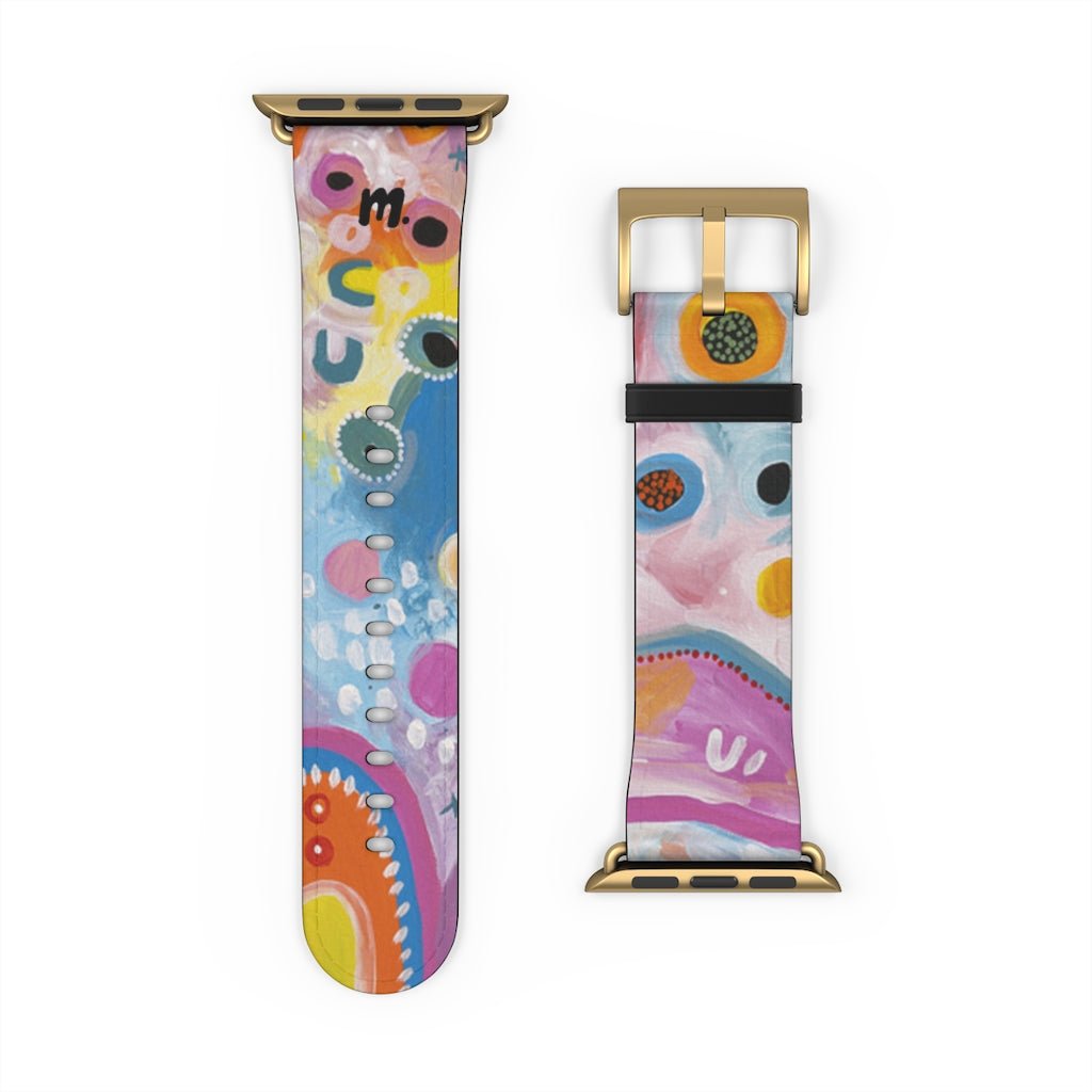 Designer Apple Watch band Sunshine and Rain,Merchandise,Mulganai,