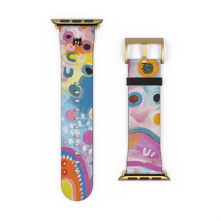 Designer Apple Watch band Sunshine and Rain,Merchandise,Mulganai,