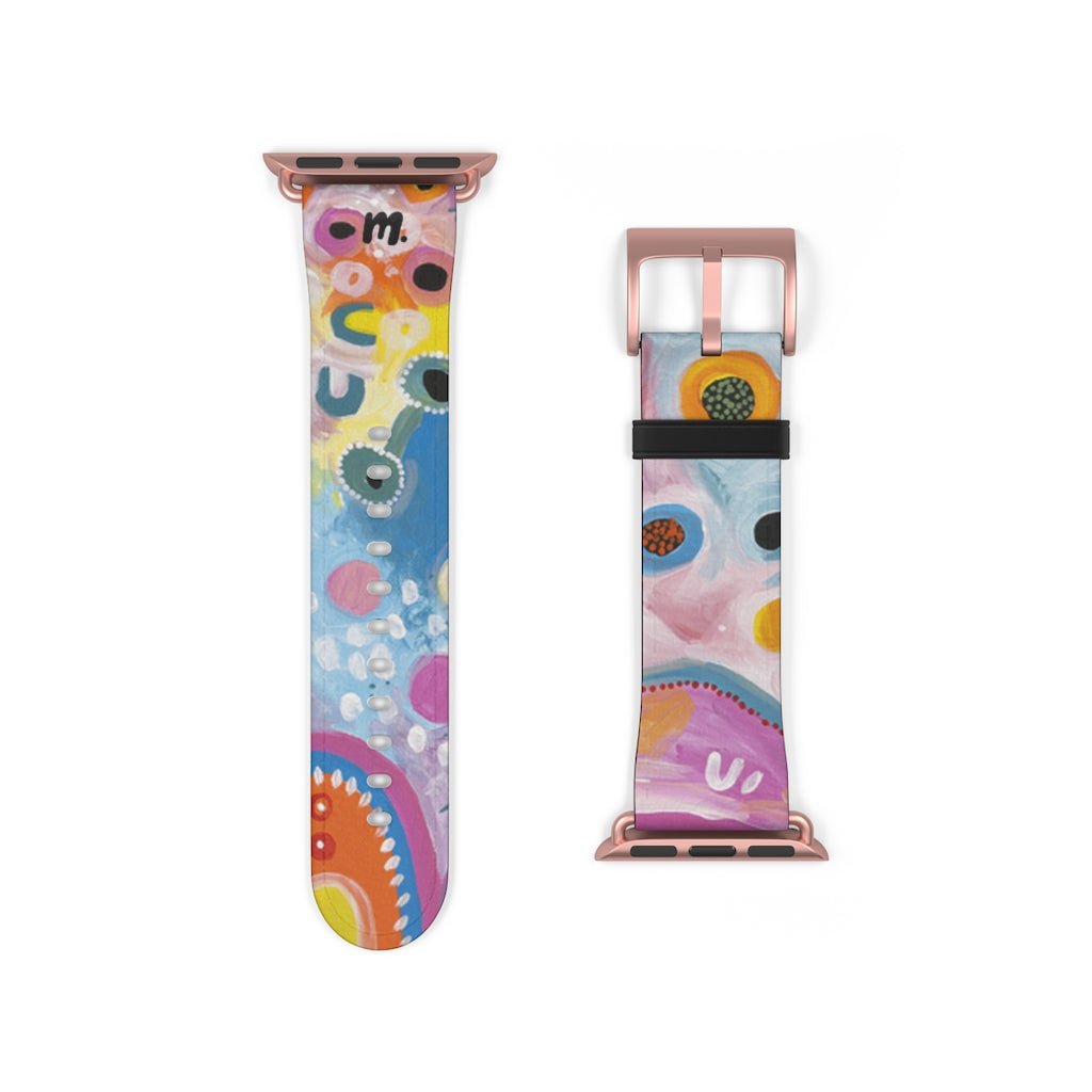Designer Apple Watch band Sunshine and Rain,Merchandise,Mulganai,
