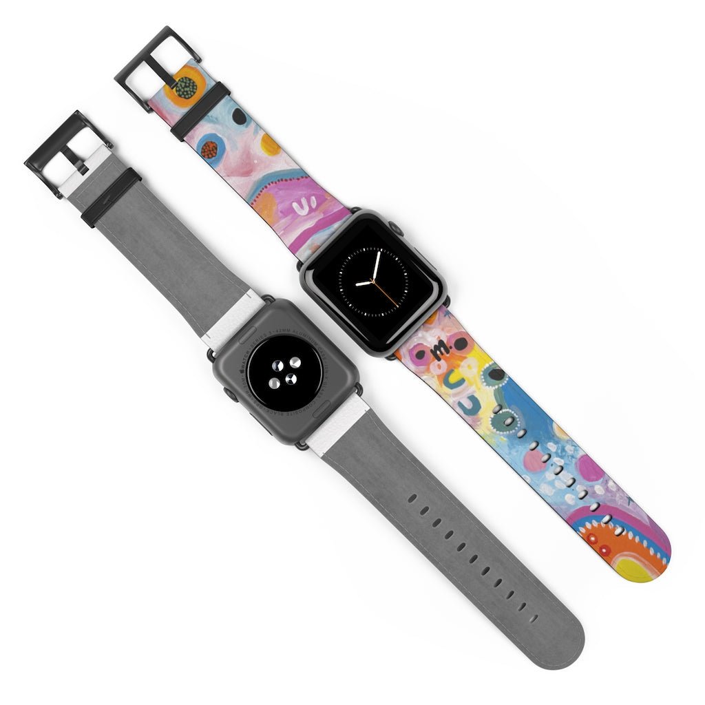 Designer Apple Watch band Sunshine and Rain,Merchandise,Mulganai,