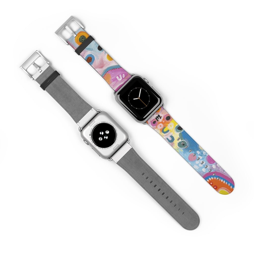 Designer Apple Watch band Sunshine and Rain,Merchandise,Mulganai,