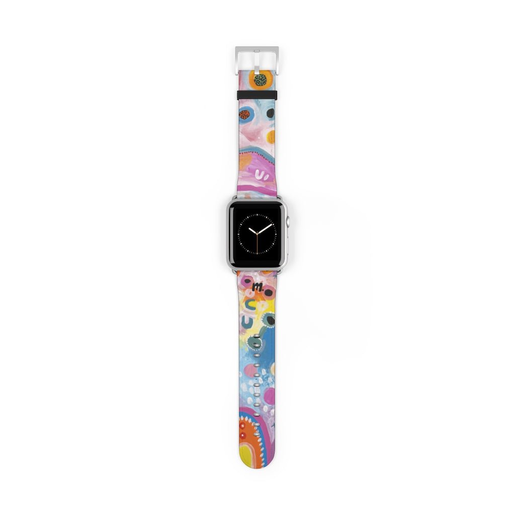 Designer Apple Watch band Sunshine and Rain,Merchandise,Mulganai,