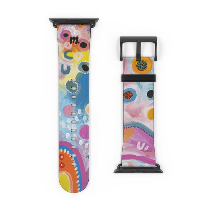 Designer Apple Watch band Sunshine and Rain,Merchandise,Mulganai,