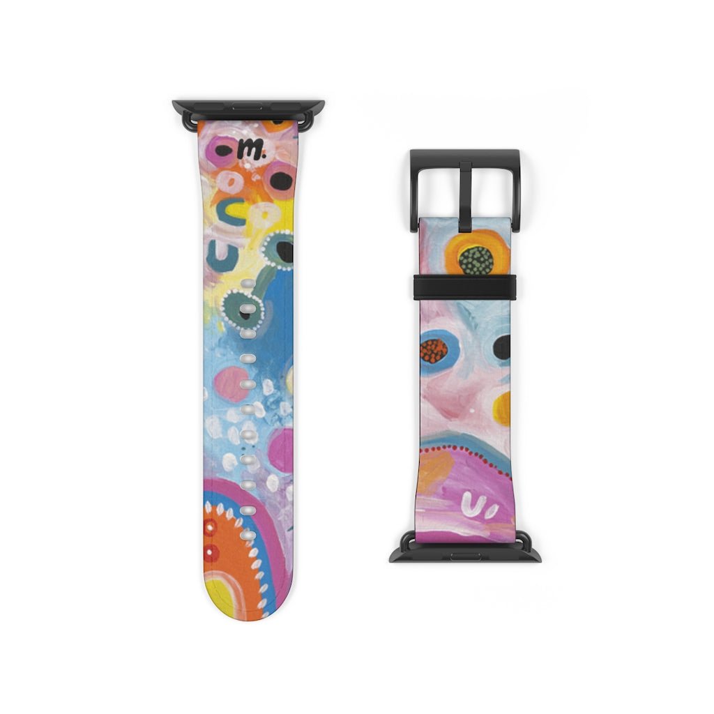 Designer Apple Watch band Sunshine and Rain,Merchandise,Mulganai,