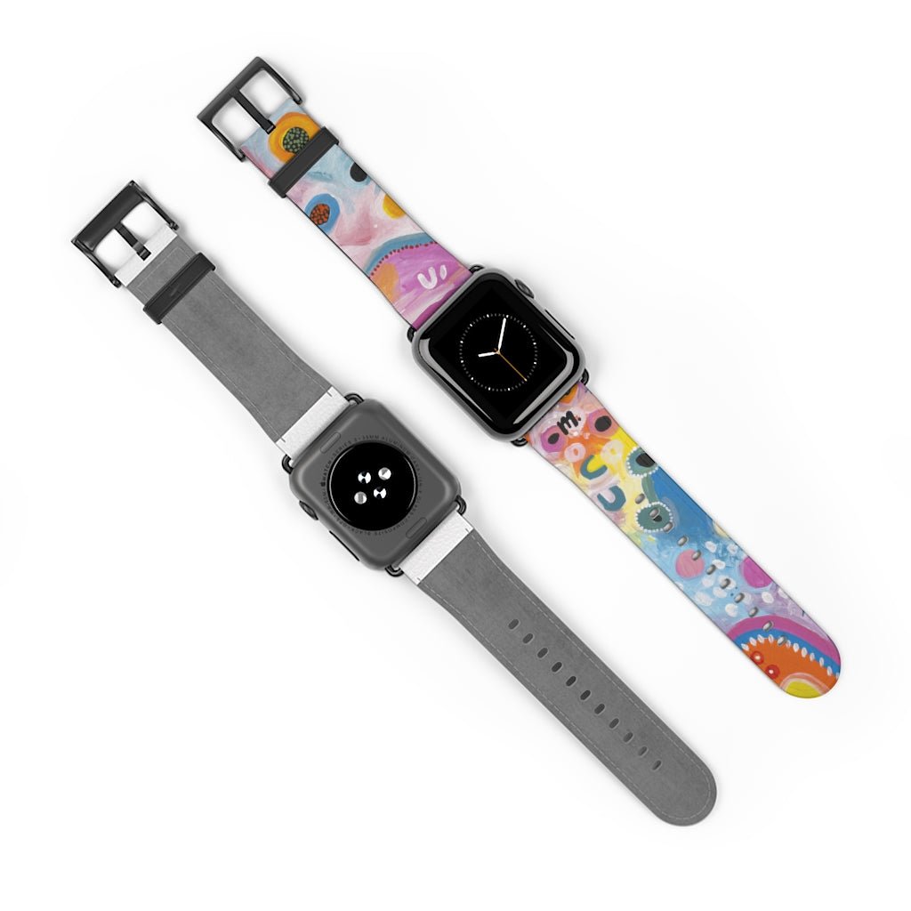 Designer Apple Watch band Sunshine and Rain,Merchandise,Mulganai,