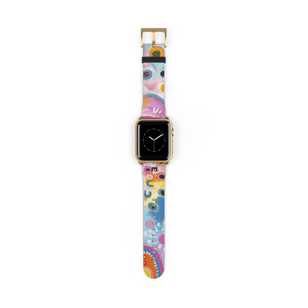 Designer Apple Watch band Sunshine and Rain,Merchandise,Mulganai,