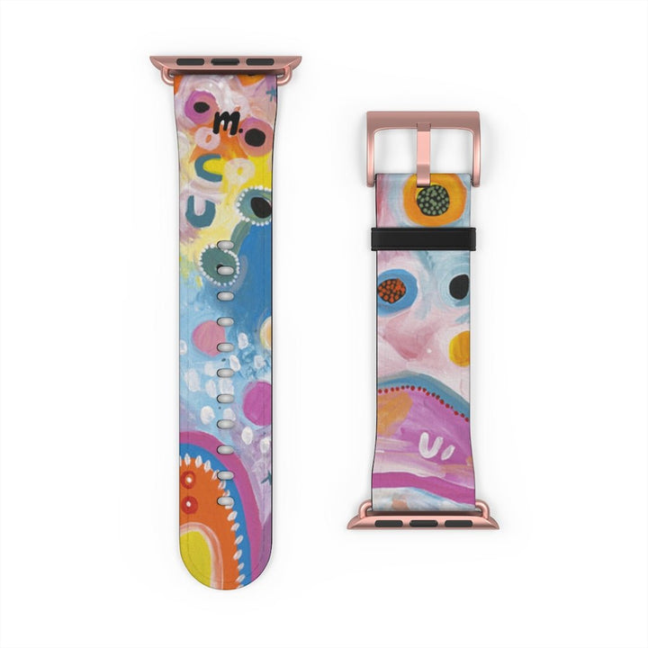 Designer Apple Watch band Sunshine and Rain,Merchandise,Mulganai,