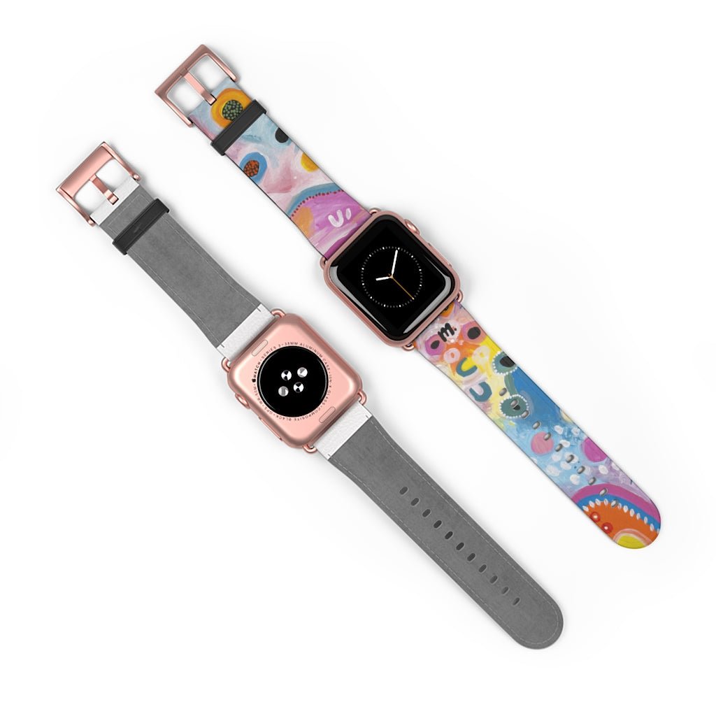 Designer Apple Watch band Sunshine and Rain,Merchandise,Mulganai,