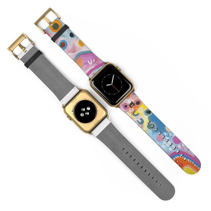 Designer Apple Watch band Sunshine and Rain,Merchandise,Mulganai,