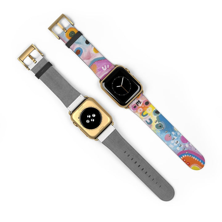 Designer Apple Watch band Sunshine and Rain,Merchandise,Mulganai,