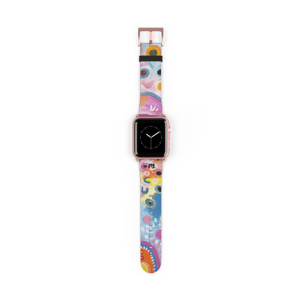 Designer Apple Watch band Sunshine and Rain,Merchandise,Mulganai,